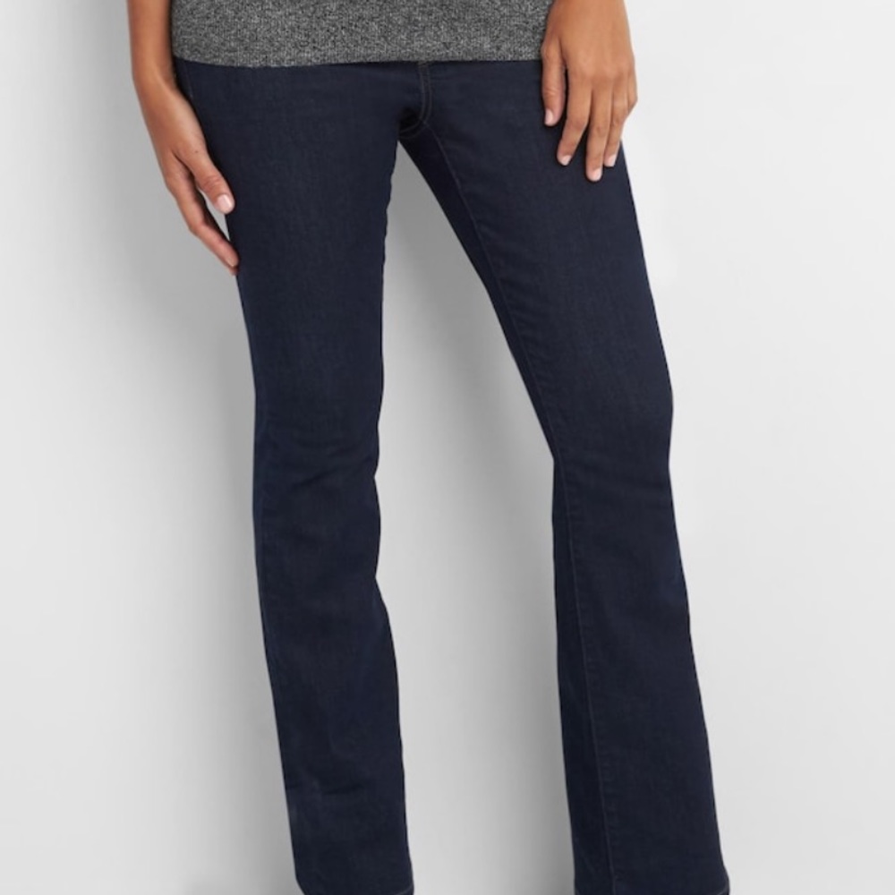 NWT Gap Maternity Full Panel Perfect Boot Jeans - Picture 1 of 7